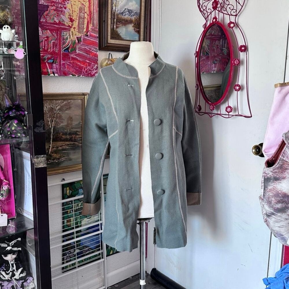 handmade vintage 60s-70s reversible coat jacket